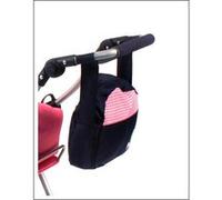 Bayer Chic 2000 853 46 Sac à langer pour poussettes de poupées. Marine avec motif Vichy G