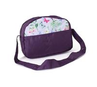 Bayer Chic 2000 853-73 Sac à langer pour poupée Motif fleurs violettes