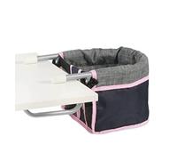 Bayer-Chic Siège de table pour poupée 735 26 – jusqu'à 60 cm – Gris mélangé / Bleu marine