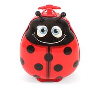 Bayer Chic 2000 Bouncie Kinder-Trolley mit 3D-Marienkäfer-Motiv Bagage Enfant, 40 cm, 20 liters, Rouge (Rot)