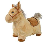 Bayer Chic 2000® Cheval Gonflable - Cheval Marron - avec Housse Amovible Douce et Pompe à air - Parfait pour Filles et garçons - À partir de 18 Mois
