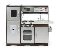 Bayer Chic 2000 - Cuisine de Jeu en Bois pour Enfants à partir de 3 Ans, Cuisine pour Enfants, Marron, Argent