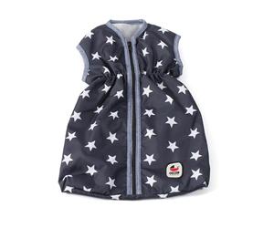 Bayer Chic 2000 Gigoteuse pour poupée - Vêtements de poupée - Étoiles bleu marine
