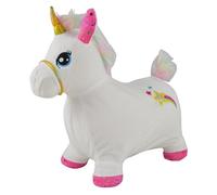 Bayer Chic 2000® Jouet Gonflable - Cheval Marron foncé - avec Housse Douce Amovible et Pompe à air - Parfait pour Les Filles et Les garçons - À partir de 18 Mois