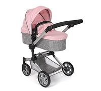 Bayer Chic 2000 Landau Poussette Évolutive Linus 2en1 | Gris Rose