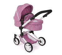 Bayer Chic 2000 Landau Poussette Évolutive Linus 2en1 | Jeans Rose