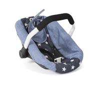 Bayer Chic 2000 - Poupée Siège Auto pour Poupée Bébé Poupée Porte-Poupée Accessoires Poupée Siège Auto pour Poupée Étoiles Marine 45 * 31 * 32cm