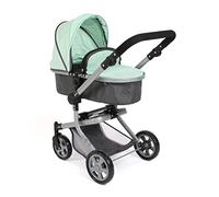 Bayer Chic 2000 - Poussette combinée Mika, 2 en 1 pour Enfants de 4 à 8 Ans, mélange Anthracite, Menthe