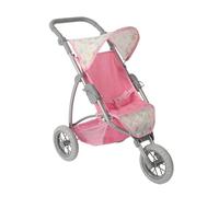 Bayer Chic 2000 - Poussette de poupée Leon, Jogging Buggy, Jogging pour Poupée Enfant 4 à 8 Ans Papillons Rose