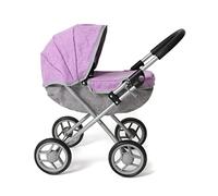 Bayer Chic 2000 Poussette de poupée Lilli - Petite Poussette de poupée pour la Plus Jeune Maman de poupée - Mélange Violet - 550-69