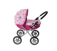 Bayer Chic 2000 Poussette de poupée Lilli, Petite Poussette pour la Plus Jeune Maman de poupée, Licorne, Rose, 550-75