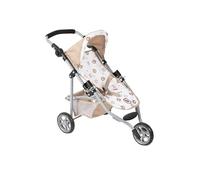 Bayer Chic 2000 Poussette de poupée Lola, Jogging de poupée, Poussette de poupée, Motif oursons Beige, 612-63