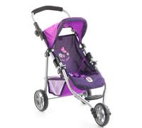 Bayer Chic 2000 Poussette de poupée Lola - Poussette de Jogging pour poupée - Prune - Violet