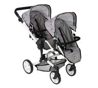 Bayer Chic 2000 Poussette poupée Double Linus Duo Pliable réglable