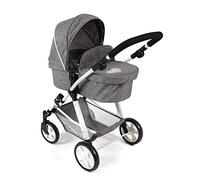 Bayer Chic 2000 Poussette Poupon 2en1 Nele | Évolutive & Ergonomique | Une poussette pour poupon 2en1 haut de gamme, saine et évolutive pour accompagner votre enfant durant des années.
