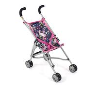 Bayer Chic 2000 Poussette pour poupée Roma, Mini Buggy, Licorne, Bleu Marine, Rose, 601-43