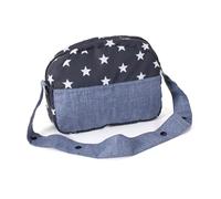 Bayer Chic 2000 Sac à Langer pour Poupée - Accessoire de Poupée, Motif Étoiles, Bleu Marine, 853-51