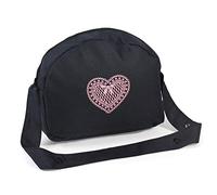 Bayer Chic 2000 Sac à Langer pour poupées, Sac à Langer pour poupée, Accessoire de poupée, Sac de poupée, Gris mélangé, Bleu Marine