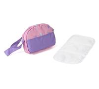 Bayer Chic 2000 - Sac à Langer pour poupées, Sac à Langer pour poupée, Accessoire de poupée, Sac de poupée, Motif cœurs, Violet