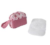 Bayer Chic 2000 - Sac à Langer pour poupées, Sac à Langer pour poupées, Accessoires de poupée, Sac de poupée, Fleurs Roses