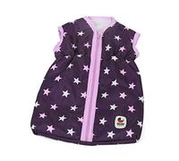 Bayer Chic 2000-Sac de Couchage pour poupée jusqu'à 55 cm, 792-71, Stars Violet