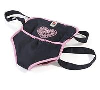 Bayer Chic 2000-Sangle de Transport pour poupées, 782 26, Mélange Gris/Bleu Marine