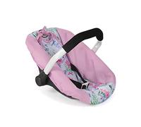Bayer Chic 2000 - Siège Auto pour poupée de bébé - Accessoires de poupée - Fleurs - Rose