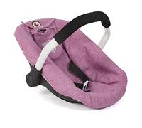 Bayer Chic 2000 - Siège de Voiture pour poupée bébé, Accessoires de poupée, Jeans Rose, 45 x 31 x 32 cm