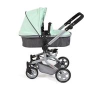 Bayer Chic - 595-67 - 2000 - Poussette Combinee Mika, 2 En 1 Pour Enfants De 4 A 8 Ans, Melange Anthracite, Menthe Multicolore