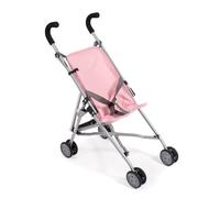 Bayer Chic Poussette Roma Poussette Poupée Mini Poussette, 3 ans à 5 ans, Mélange Gris/Rose