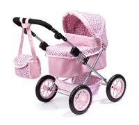 Bayer Design Poussette landau pour poupée Trendy – réglable, pliable – Rose