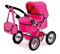 Bayer Design 13029AA Poussette Landau pour Poupée Trendy, réglable, Pliable, Sac à bandoulière