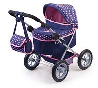 Bayer Design 13052AA Poussette Landau pour Poupée Trendy, réglable, Pliable, Sac à bandoulière