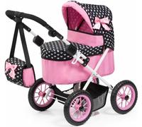 Bayer Design 13060AA Poussette de poupée fashion, poignée réglable, pliable, sac à bandoulière