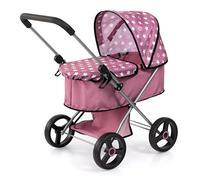 Bayer Design 14976AA Puppenwagen, faltbar, mit integriertem Korb, für Puppen BIS 46 cm