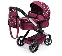 BAYER DESIGN 17023AA LANDAU POUR POUPEE COMBI XEO, AVEC SAC, BORDEAUX,