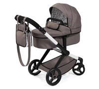 Bayer Design 17086AB Landau pour poupée Combi Xeo, Poussette de poupée, réglable en Hauteur, Convertible, Sac