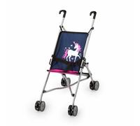 Bayer Design 30154AA Poussette pour poupées, pliable, double roues, ceintures de sécurité