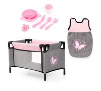 Bayer Design 61733AE lit pour poupée, Sac de Couchage pour Poupon, Accessoires Plastiques