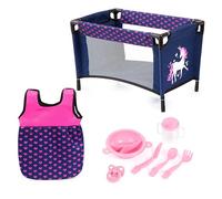 Bayer Design 61754AG lit pour poupée, Sac de Couchage pour Poupon, Accessoires Plastiques