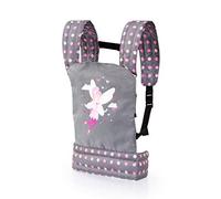 Bayer Design 62266AA Porte bébé pour Poupon EasyCarry, Accessoires Poupées, Sac à Dos, réglable, pour Avant et arrière