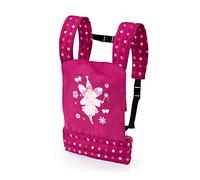 Bayer Design 62267AA Porte bébé pour Poupon EasyCarry, Accessoires Poupées, Sac à Dos, réglable, pour Avant et arrière