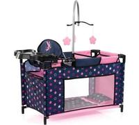 Bayer Design 62616AA Lit de poupée avec armoire, siège, mobile, tablette, couverture, coussin, accessoires pour poupées