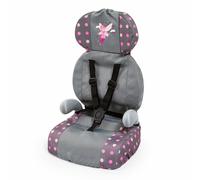Bayer Design 67566AA Siège de poupée de luxe, siège de poupée, accessoires de poupée, avec harnais, gris, Fairy