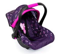 Bayer Design 67979AA Accessoires pour Poupon, siège Auto Easy Go avec Ceinture, Convient pour Neo Vario Landau de poupées, Violet, Rose, fée