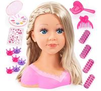 Bayer Design Tête à coiffer et maquiller Charlene Super Model cheveux blonds