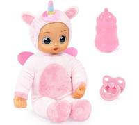 Bayer Design 93028AC Poupée bébé "I Baby Angels", corps doux, parlant, grands yeux, avec accessoires, licorne