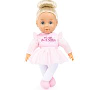 Bayer Design 93311AA Poupée avec cheveux, musicale, ballerine, interactive, corps doux, avec des yeux qui dorment, rose, 33 cm