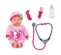 Bayer Design 93378AA Poupée Docteur, Poupon Malade, Qui Parle, avec Accessoires, Corps Souple, 33cm