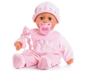Bayer Design 93824CK Baby Doll Interactive, function, talking, with sounds, soft
